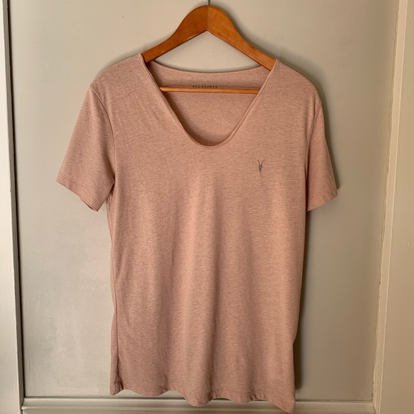 All Saints Other - All Saints Tonic Scoop Men’s Tee Pink Marl